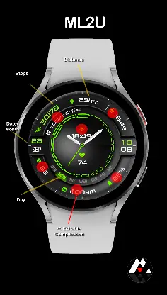 ML2U 397b Hybrid Watch Face screenshot 2