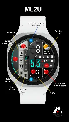 ML2U 414 Cyber Sport Watch screenshot 2