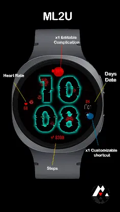 ML2U 513 Watch Face screenshot 2