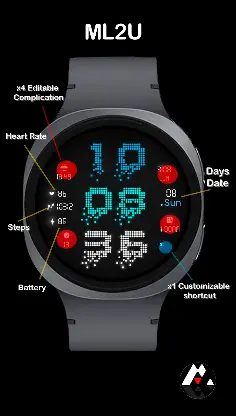 ML2U 515 Watch Face screenshot 2