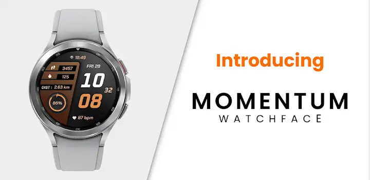 Momentum Watch Face — Android app banner