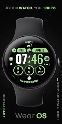 MOON KNIGHT Digital Watch Face screenshot 1