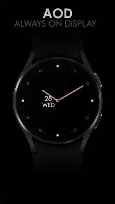Moon Rose Gold v2 watch face screenshot 7