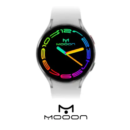 Mooon Colors Watch Face screenshot 2
