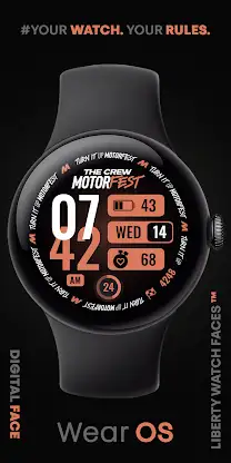 MOTORFEST Digital Watch Face screenshot 6