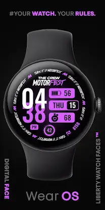 MOTORFEST Digital Watch Face screenshot 4