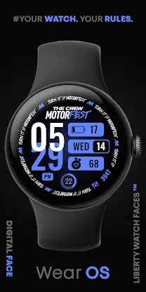 MOTORFEST Digital Watch Face screenshot 7