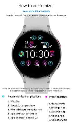 MIMIX Digital Sp02 Watchface screenshot 5