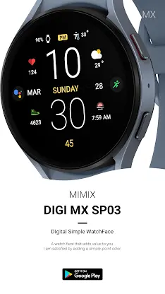MIMIX Digital Sp03 Watchface screenshot 3