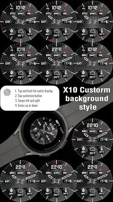 N-SPORT350 Luxury Watch Face screenshot 5