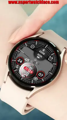 N-SPORT364 HybirdRed WatchFace screenshot 7
