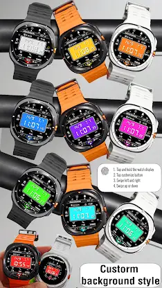 N-SPORT502 Digital Watch Face screenshot 4