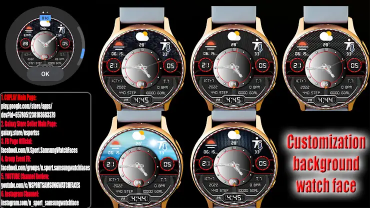 N-SPORT94 Weather Watch Face screenshot 5