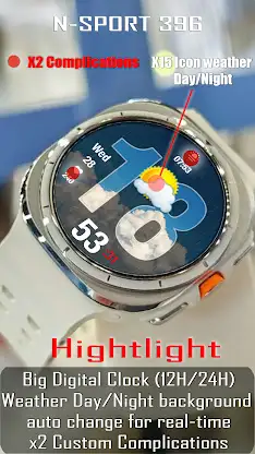 N-SPORT396 Big Digital Weather screenshot 2