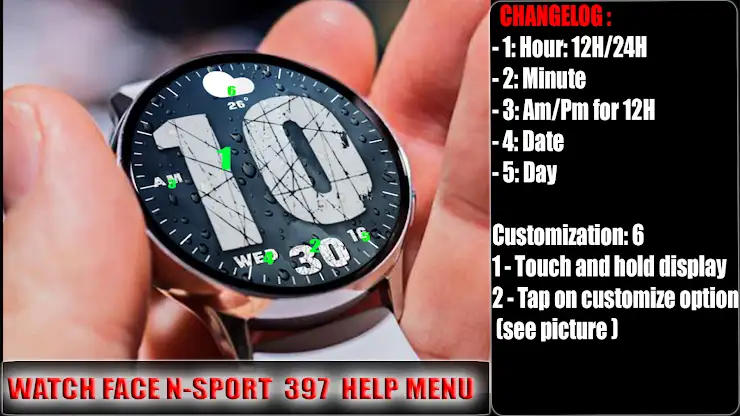 N-SPORT397 Digital Large Clock screenshot 7