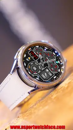 N-SPORT590 RedHybird WatchFace screenshot 6
