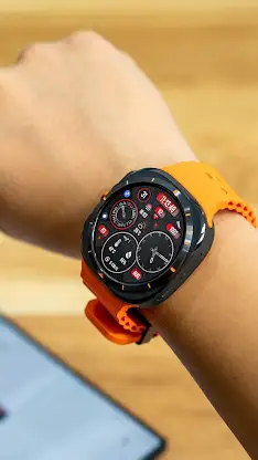 N-SPORT608 Black2B Watch Face screenshot 7