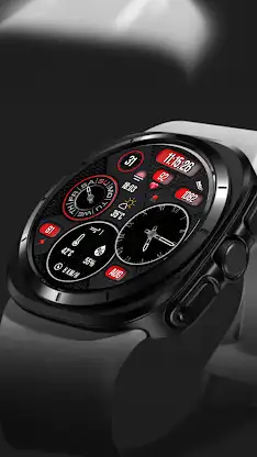 N-SPORT608 Black2B Watch Face screenshot 6