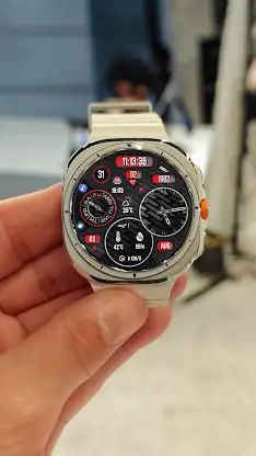 N-SPORT608 Black2B Watch Face screenshot 1