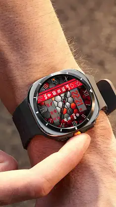 N-SPORT616 Honeycomb WatchFace screenshot 2