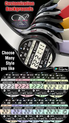 N-SPORT647 Clear Digital Watch screenshot 3