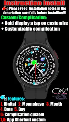 N-SPORT651 Classic Watch Face screenshot 7