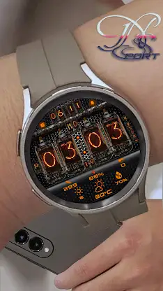 N-SPORT667 Oranger Watch Face screenshot 6