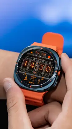 N-SPORT667 Oranger Watch Face screenshot 2