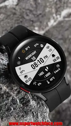 N-SPORT702 B&W Digital Face screenshot 6