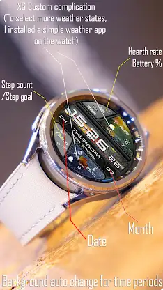 N-SPORT703 DigitalWeather Face screenshot 3