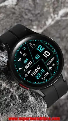 N-SPORT717 Digital Watch Face screenshot 7