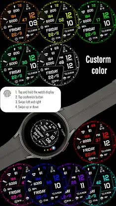 N-SPORT717 Digital Watch Face screenshot 4