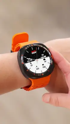 N-SPORT719 Black & White Watch screenshot 3