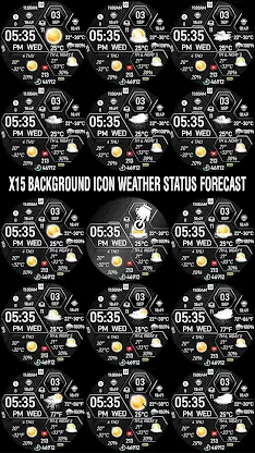 NSPORT723 Digital Watch Face screenshot 5