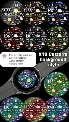 NSPORT723 Digital Watch Face screenshot 7