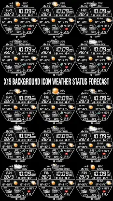 N-SPORT735 Weather Watch Face screenshot 5