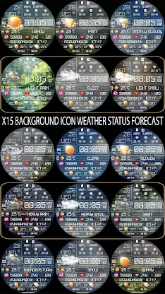 N-SPORT747 Digital Watch Face screenshot 7