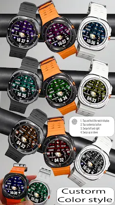 N-SPORT753 Digital Watch Face screenshot 4