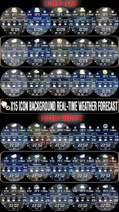 N-SPORT755 weather Watch Face screenshot 5