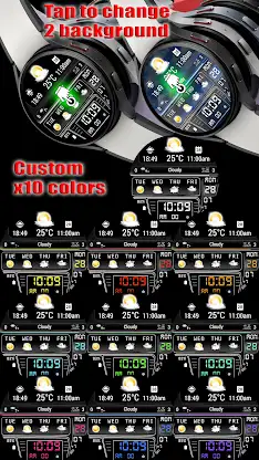 N-SPORT755 weather Watch Face screenshot 4