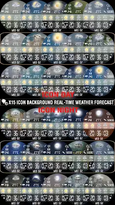 N-SPORT756 Weather DigitalFace screenshot 5