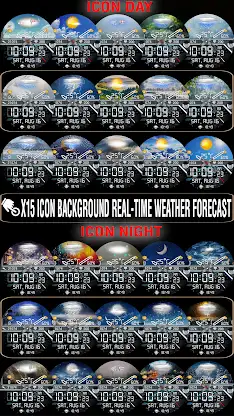 N-SPORT763 Weather Hybird Face screenshot 8