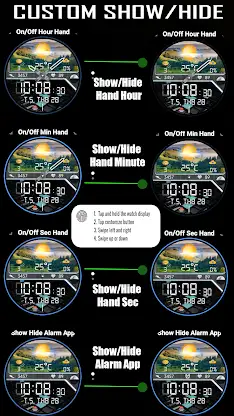 N-SPORT763 Weather Hybird Face screenshot 7
