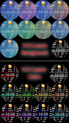 N-SPORT764 Weather Colors Dial screenshot 6