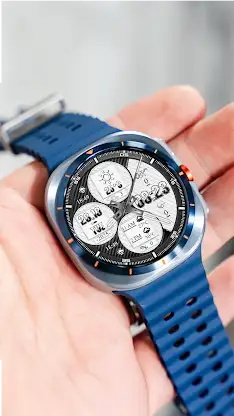 N-SPORT768 Black & White Watch screenshot 2