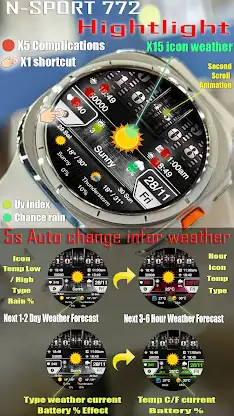 N-SPORT772 DirectWeather Watch screenshot 4
