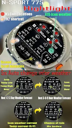 N-SPORT775 EffectWeather Watch screenshot 4