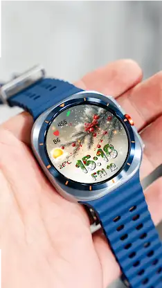 N-SPORT777 Xmas Snow WatchFace screenshot 1