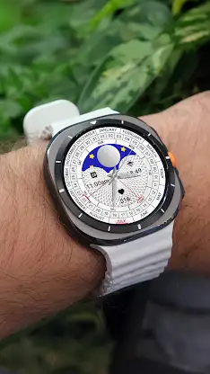 N-SPORT787 WhiteMoon WatchFace screenshot 5