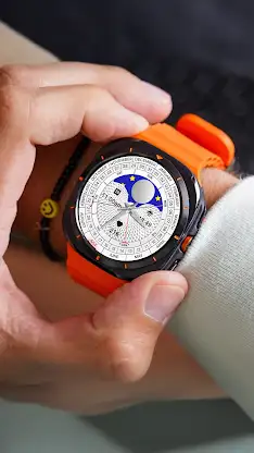 N-SPORT787 WhiteMoon WatchFace screenshot 6